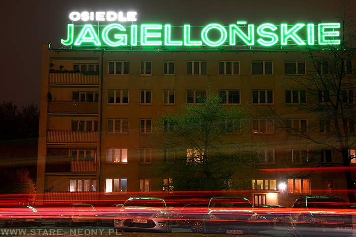 neon osiedle jagiellońskie
