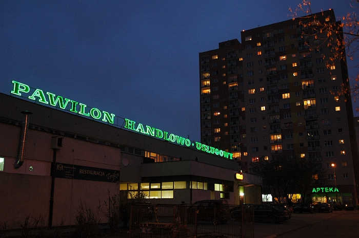 neon reklama pawilon